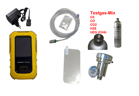 Gaswarngerät Kanalset 3-Bundle