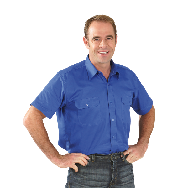 Planam Köperhemd Viertelarm