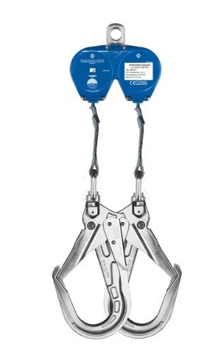 Ikar Höhensicherungsgerät 2m mit Drehwirbelaufhängung HWDB