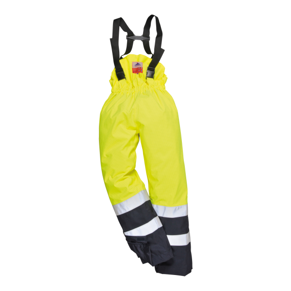 Antistatische Multinormen Warnschutz Latzhose