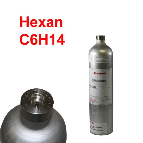 Kalibriergas C6H14 Hexan für Gaswarngeräte