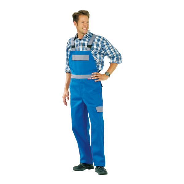 Major Protect Latzhose kornblau/grau
