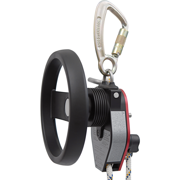 Abseilgerät mit Rettungshub MILAN 2.0 HUB