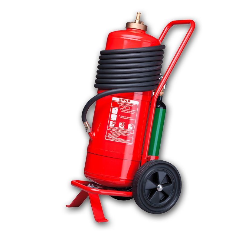 Fahrbarer ABC-Pulverlscher 50kg DKA GA50 | security@work