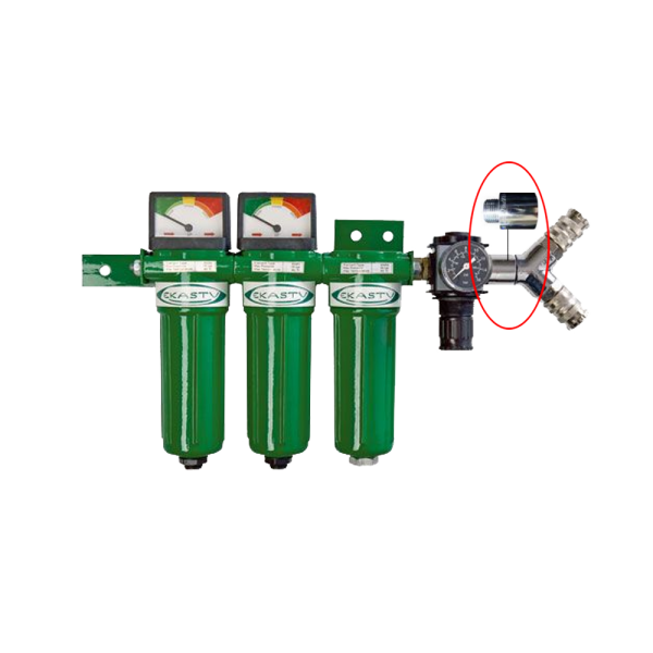 X140445 Red. Gewindemuffe für Druckluftfilterstation