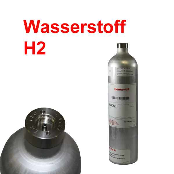 Kalibriergas H2 Wasserstoff für Gaswarngeräte