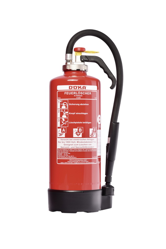 Gloria Estintore Per Grassi E Oli FB6EASY – 6 Litri, Per Cucine E Fiamme Da Grasso, Modello 8041112961