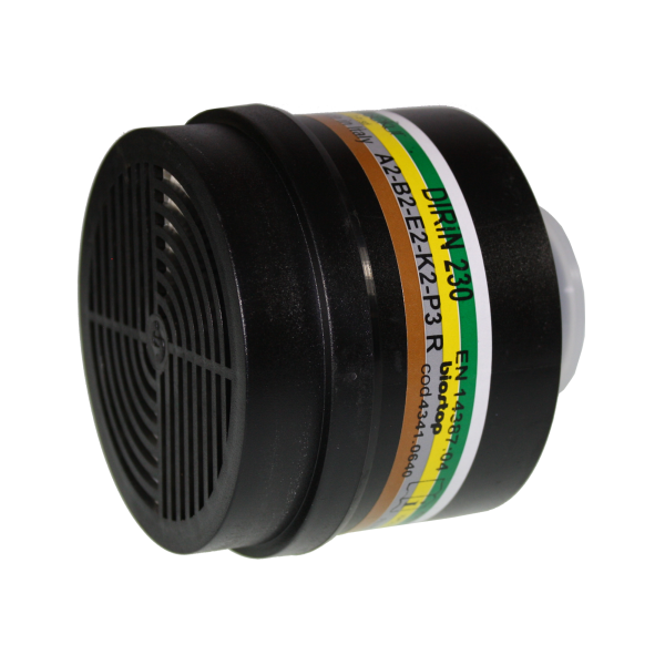 Klasse 2 Filter 40mm DIN ABEK2P3R DIRIN