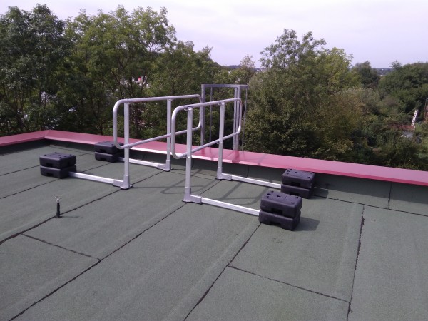 Steigleiter Ausstiegs-Geländer nachrüsten