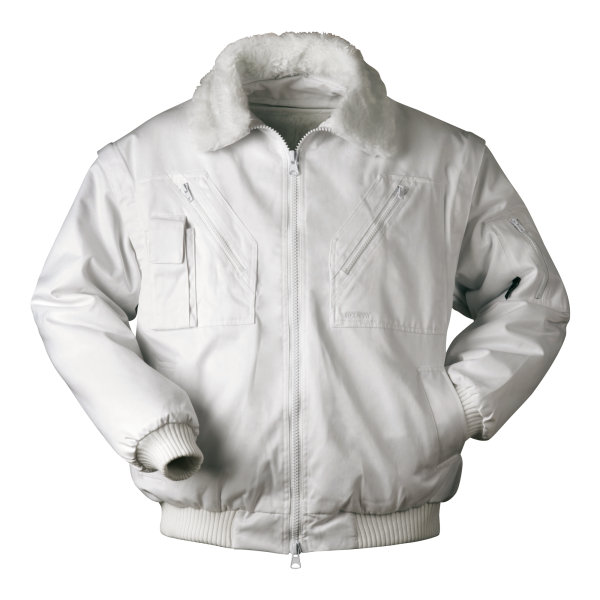 Pilotenjacke 4in1 weiß