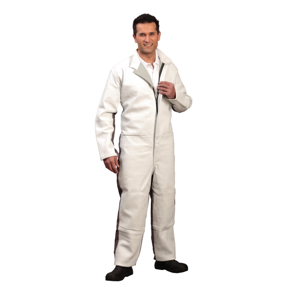 Strahleranzug aus Leder