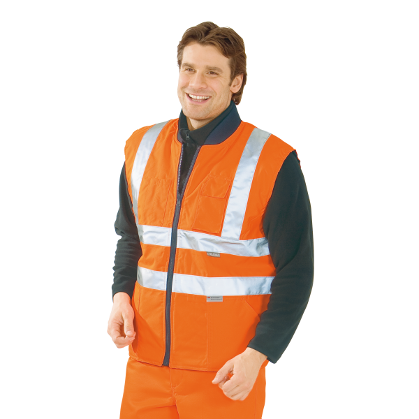 Warnschutz Winter-Weste uni orange