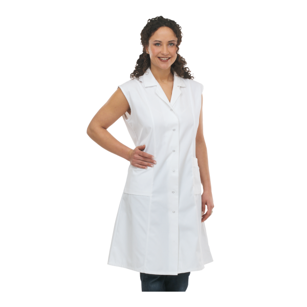 Damen Mischgewebe Berufsmantel ärmellos