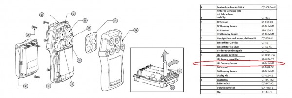 SR-DUMM 2 Sensor-Dummy für BW Technologies Geräte