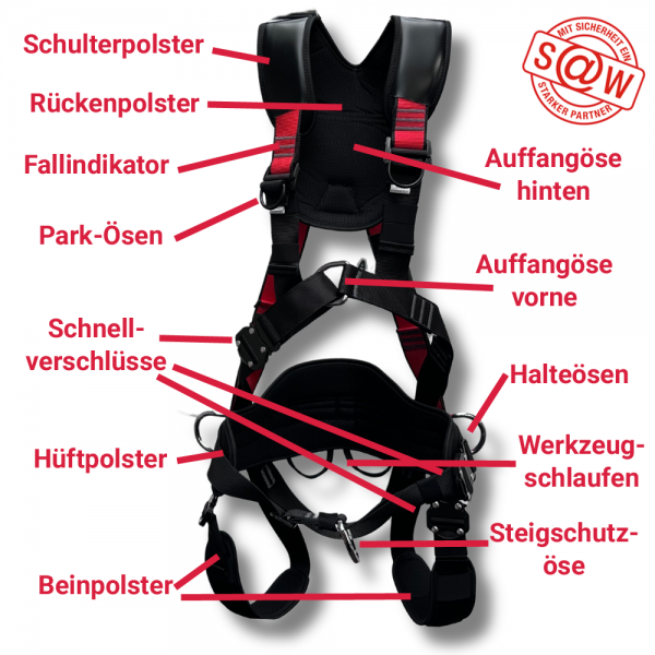 SAW Auffanggurt Premium