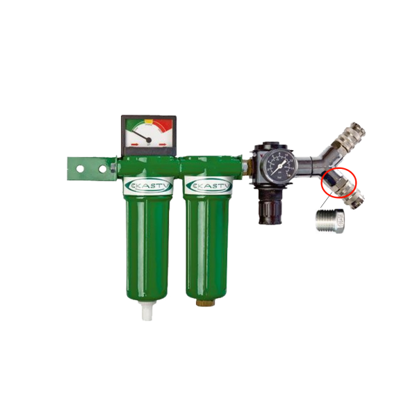 X140447 Red.-Stück 6-kant für Druckluftfilterstation