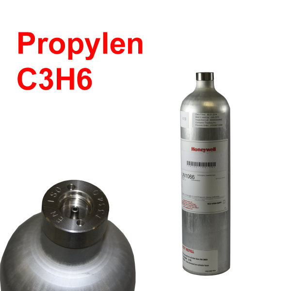 Kalibriergas C3H6 Propylen für Gaswarngeräte