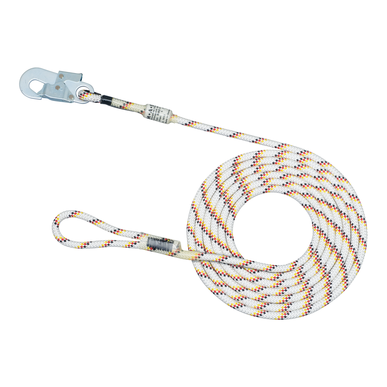 BlazeBeam Statisches Kletterseil 11 Mm UIAA – 15 M Abseilseil Mit Nylonkern Für Bergsteigen & Rettung