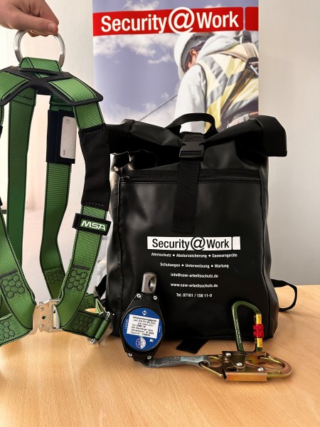 Sicherheitsset für Hubarbeitsbühnen mit HSG