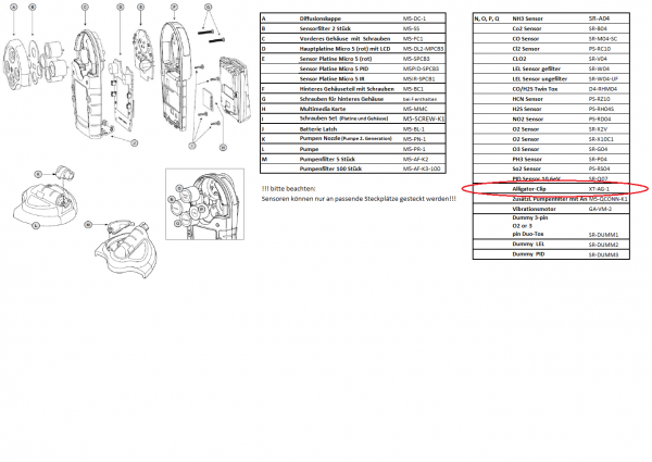 GA-AG-2 Alligator Clip für Extreme und Micro 5