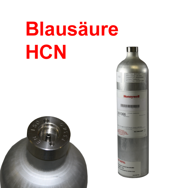 Kalibriergas HCN Blausäure für Gaswarngeräte