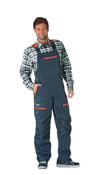 Timberguard Schnittschutz Latzhose grau