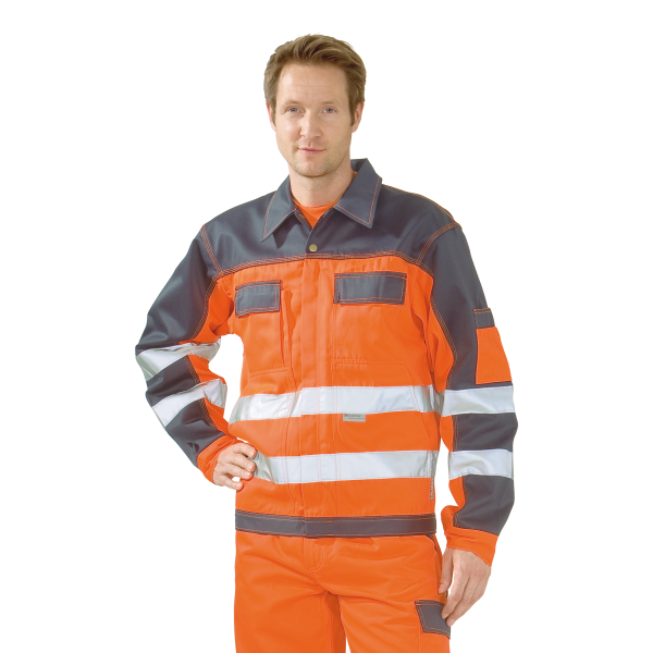Warnschutz Bundjacke orange-marine Kl.2
