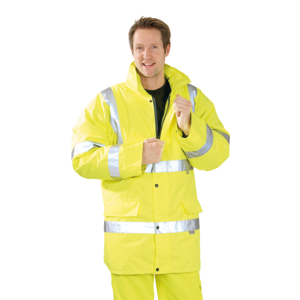 Warnschutz Parka uni gelb