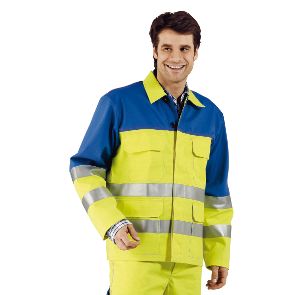 Major Protect Bundjacke gelb/kornblau